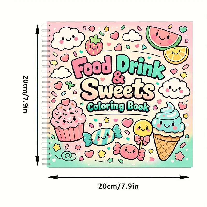 كتاب تلوين للبالغين بتصميمات ط - مراجعة Food Y Snacks Coloring Book وسعره