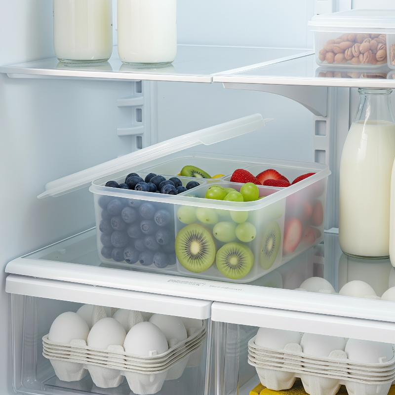 صندوق تخزين طعام شفاف 4 في 1 ل - مراجعة Food Prep Snacks وسعره