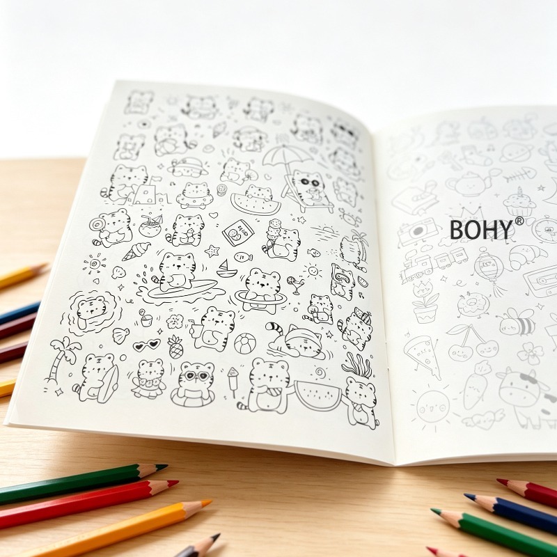 كتاب تخفيف التوتر والتلوين للك - مراجعة Food Y Snacks Coloring Book وسعره
