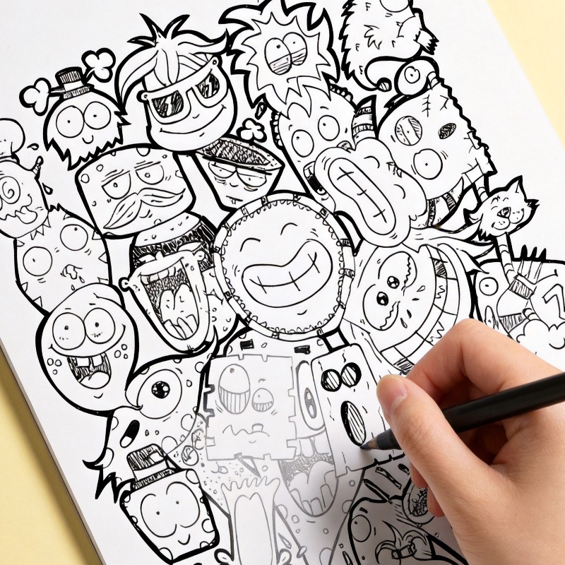 كتاب تلوين يدوي الصنع للبالغين - مراجعة Food Y Snacks Coloring Book وسعره